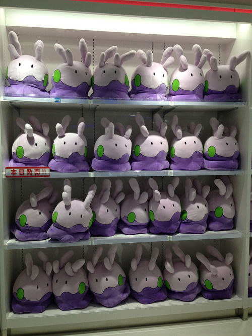 zombiemiki:Goomy promotion at the Mega-Tokyo Center! So many Goomies