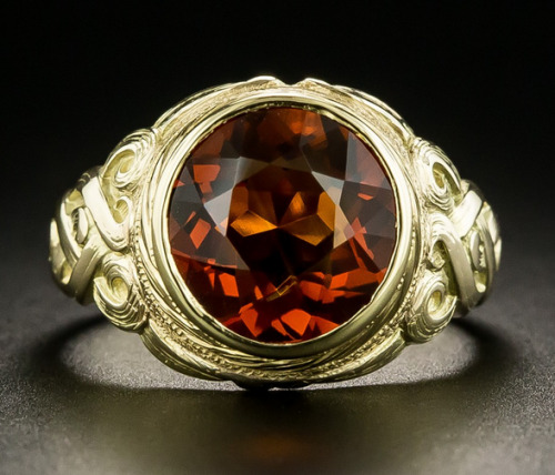 allaboutrings:Vintage Jones and Woodland Citrine Ring