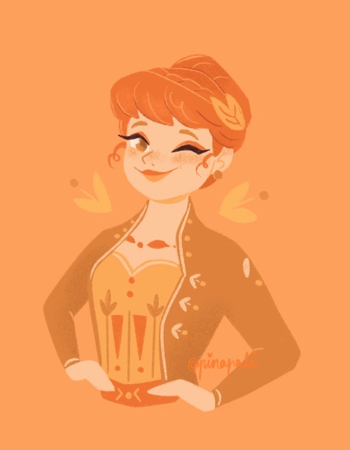 pinapaliart:Huevember 2: Anna!