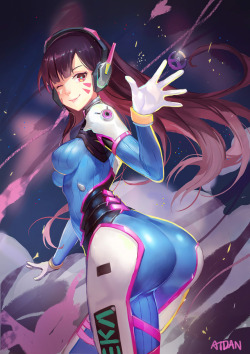 nijigenlewd: D.Va by artist ATDAN- (@Atdan86)