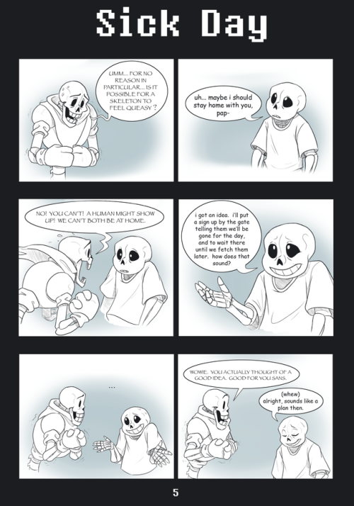 absolutedream-undertaleart:  Okay, forgive me for the very strange layout, this was originally three long, vertical comics, and I tried to fit it into 10 regular pages to sort of condense it, heh.  If you’re confused how to read it, it’s: 1,2, 3,4,