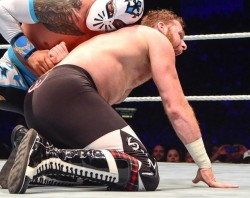 Wweassets:  Sami Zayn  I Love Him In This Position 👀