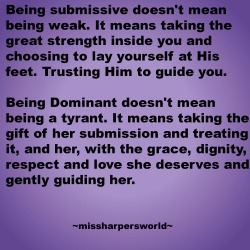 Submissive Musing.....