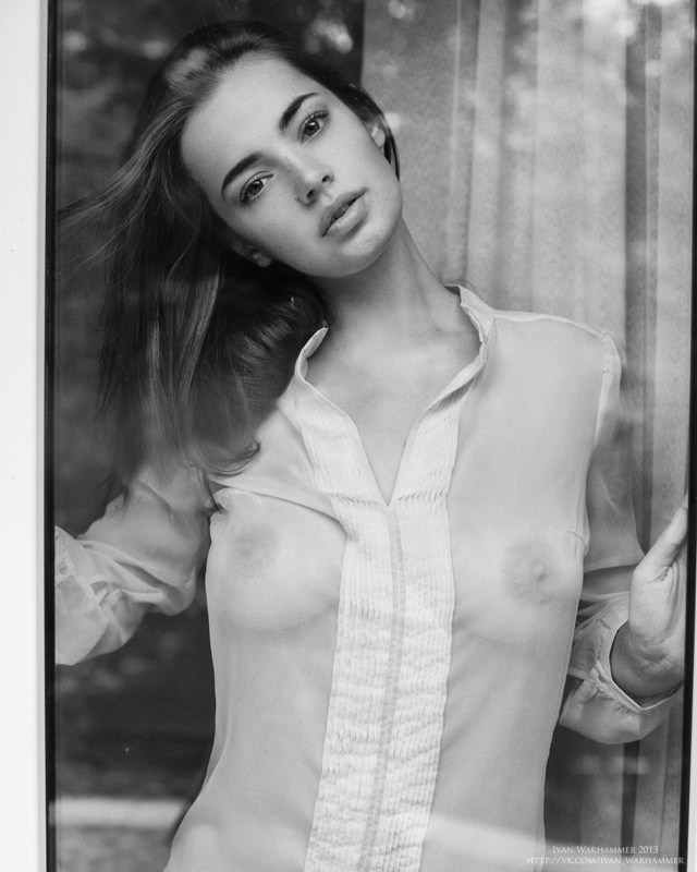 something-eyecatching: Sheer delight Model: Lidia Savoderova  Photographer: Ivan