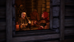 m1stermorden:   Sis’ Night Out Hd Images (imgur.com) After they had gotten really drunk and Triss had blown some random tavern NPC, Ciri decides she wanted to have a go at Letho who was visiting the outskirts of Novigrad some time after the big battle