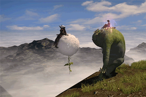 yazffxiv:the cloud mallow is one flower the goobbue just can’t handle