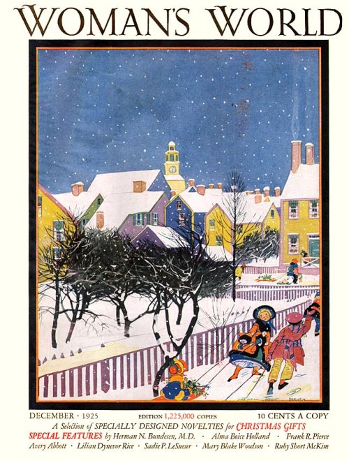 A few more festive magazine covers dating from 1920′s, illustrated by Maginel Wright Barney (s