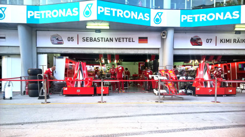 Malaysian GP Pit Walk (Friday)