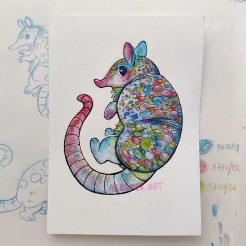Glass Marble Armadillo