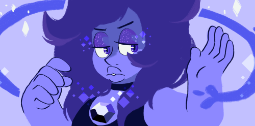 khozen:amethyst and lapis fusion, iolite!! I had this one on my mind for a long time. I think their 