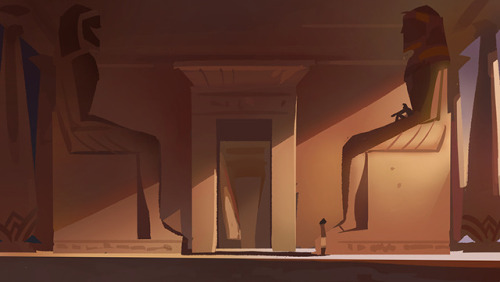 bananasandguavas:prince of egypt color studies, about 1 hour for each