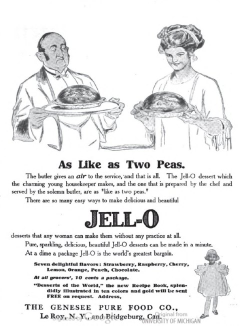 ~ Jell-O, The Cosmopolitan v.49 Jun-Nov., 1910