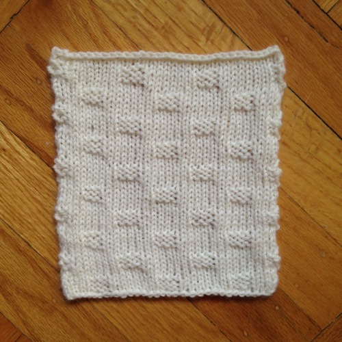From Barbara Walker’s A Treasury of Knitting Patterns and knit in Patons Classic Wool (Aran): 