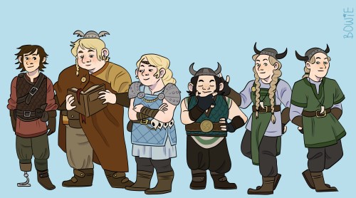 dragon rider outfit designs based on historical re-enactment photos, plus some extra Astrids because