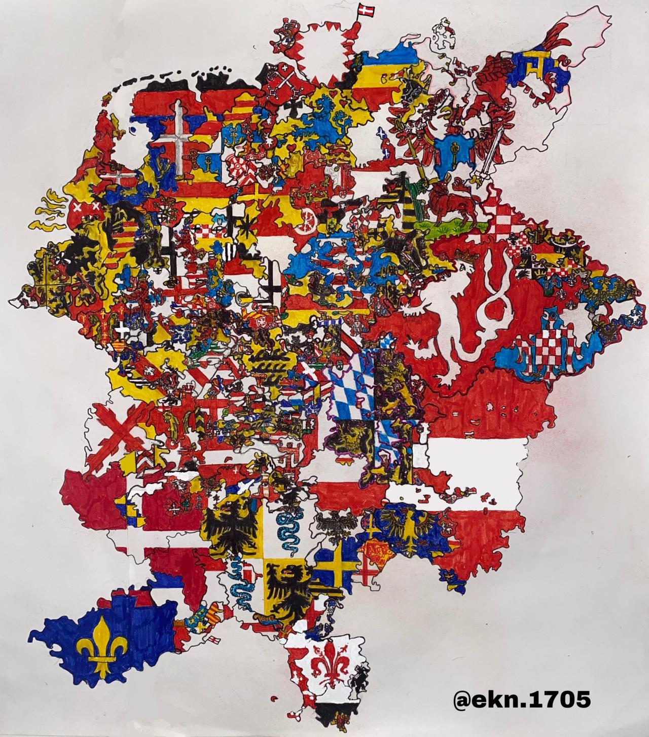 The Holy Roman Empire in 1355 - Maps on the Web