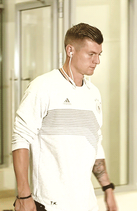 worldcupdaily: Toni Kroos arrives at the Kazan Arena prior to the match vs. South Korea