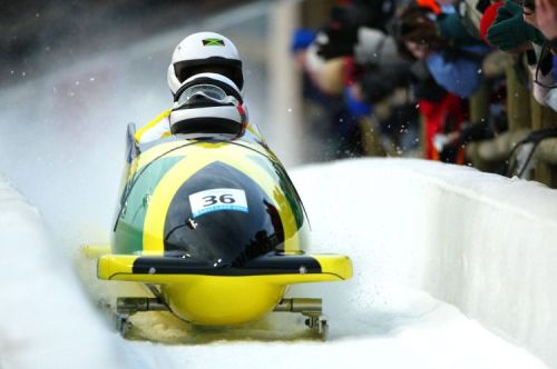 thesmithian:Jamaica’s five-member delegation to the Winter Games are pilot Winston Watts, brake-ma