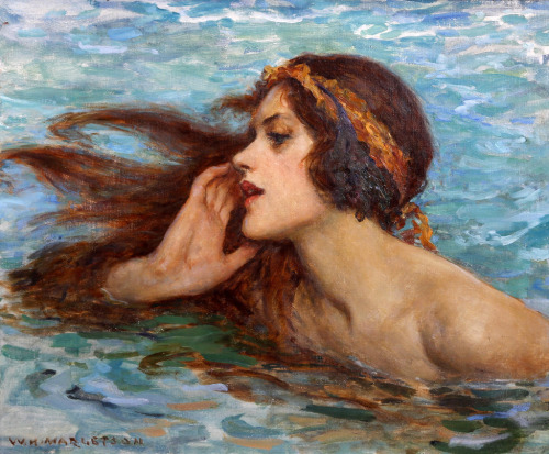 fleurdulys:A Little Sea Maiden - William Henry Margetson