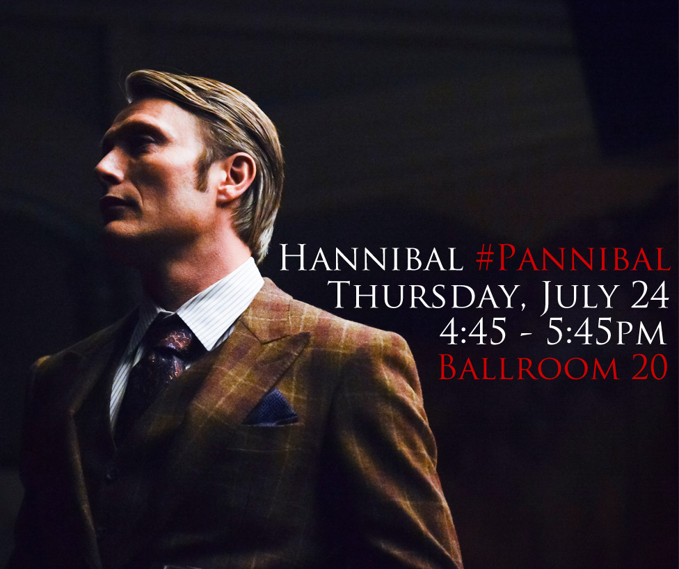 nbchannibal:
“ Just confirming your appointment for this Thursday. If you can’t make it to Comic-Con this weekend, we’re going to be live tweeting every savory moment.
See you shortly.
”
Moving on up.