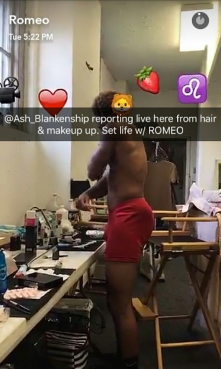 lamarworld:  Romeo Miller booty & bulge