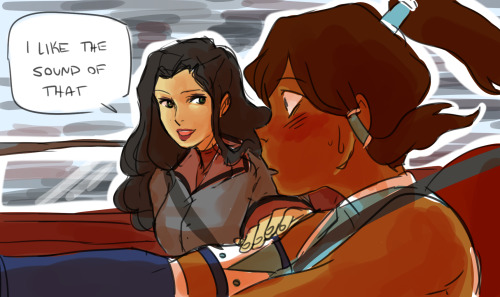 beroberos:  I’m really attached to that moment in the first episode where korra calls asami her girlfriend. Here’s a comic for you kids, sorry for the sloppiness, I tried to make it as fast as possible   YES OH GAWD YES!!!! <3 <3 <3