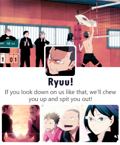 tobiios:   Some Karasuno Characters   Tumblr  credits: x, x, x; inspired by: x 