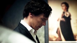 deduce-my-heart:  This is the moment when Sherlock looks at John’s file and realizes John is moving on. He had not kept in touch and had no idea that John had a new mustache, new apartment, and soon to be new fiancé. His comment, “Well we’ll have