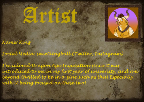 Contributor IntroductionNext one up is again an artist! Please say hello to King!You can find their 