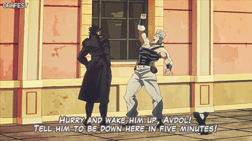 orafest:  Polnareff is a baby.