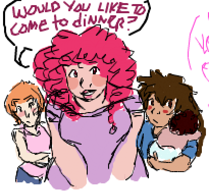 rhinocio:  Undie swap iScribble fun and plotting with Jen.