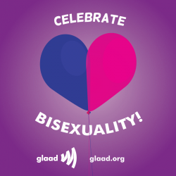  gaywrites:  It’s Bi Visibility/Celebrate Bisexuality Day! Learn more and find ways to celebrate in your community here. Fellow bisexuals, I salute you!   