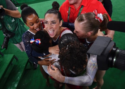 sparklesandchalk:The United States Women’s Gymnastics Team won gold by over 8 points at the 2016 Oly