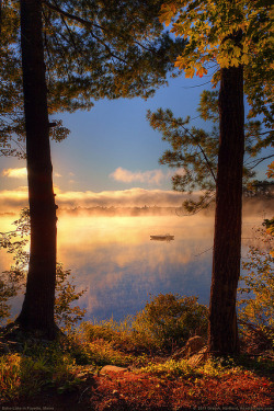 de-preciated:  Morning Mist on Echo Lake