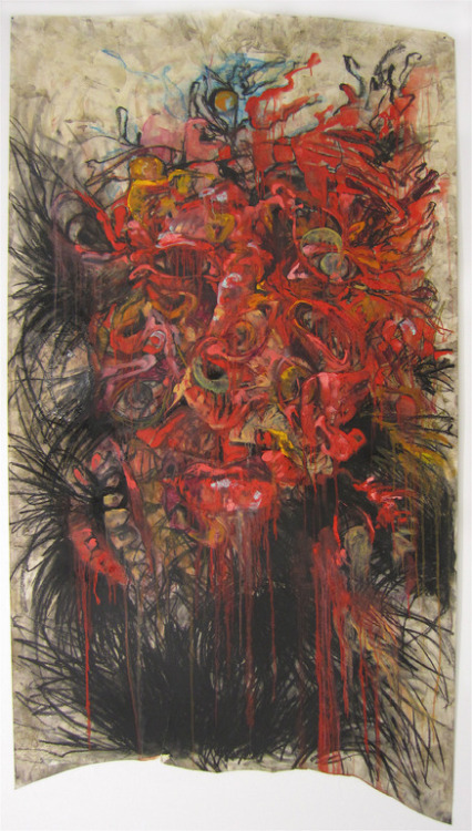 Sarah ColbyFace Mash #3mixed media