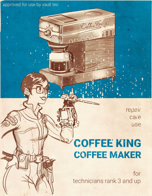 Happy holidays, buy a Coffee King for your loved ones! (Based on this roaster-oven cover art I found