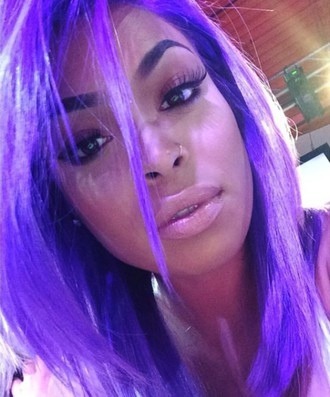 imninm:Black girls with purple/lavender hair