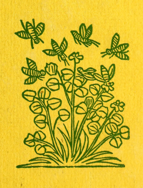 nemfrog: The bees. Joy of gardening. 1958. By Vita Sackville-West. Cover detail. Internet Archi