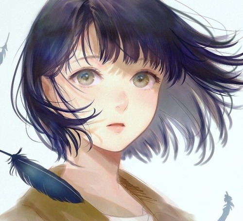 romiy88: 烏の濡羽色