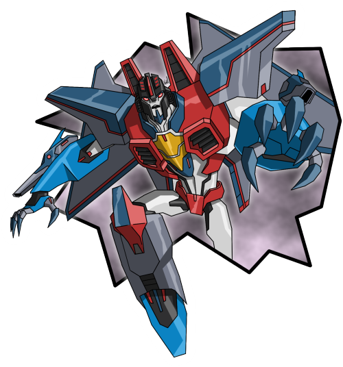 kyuketsukidraws: Frankenstein’d together some of the box art of RID15 Starscream, decided I wa