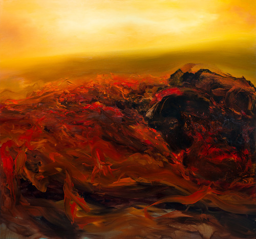 Murmur, 60″ x 64″, oil on canvas, 2020. Samantha Keely Smith.+ detail imagessama