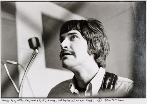 Ray Davies, 1965. Photographed by John Minihan.