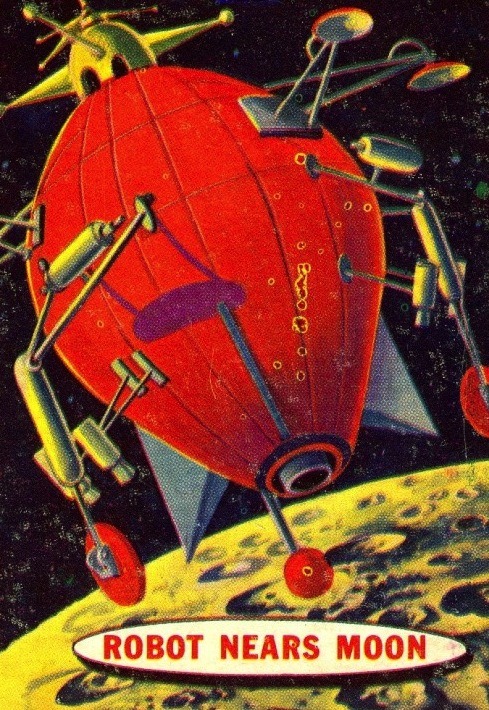 magictransistor:Topps. Space Trading Cards. 1957.