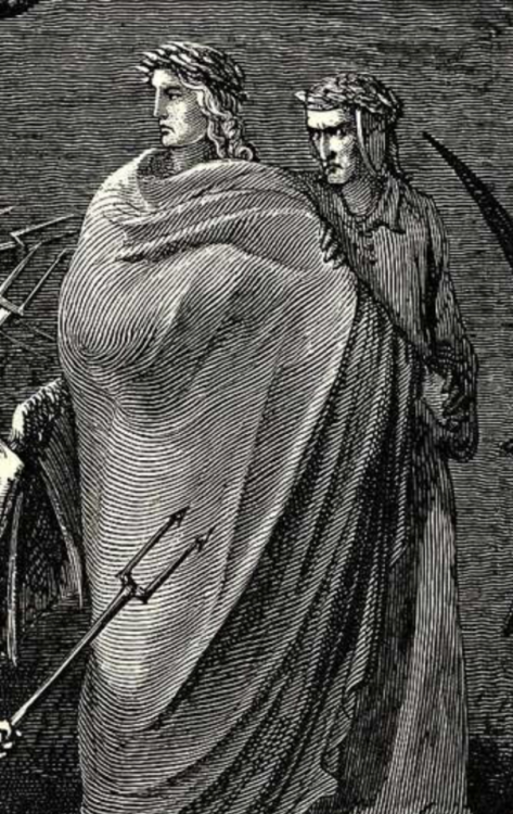 187o:Dante et Virgile en Enfer (détail), Gustave Doré