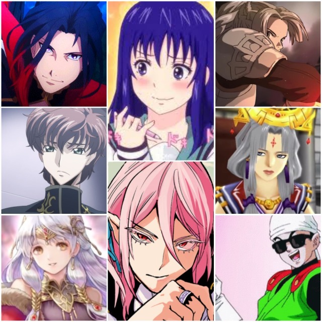 still my favs  ✨  i didnt mean for 3 of them to have white hair #code geass#fire emblem #Saiki Kusuo no PSI Nan #dbz#mairuma#suikoden #the disastrous life of saiki k.  #tales of crestoria  #tales of symphonia #fandom