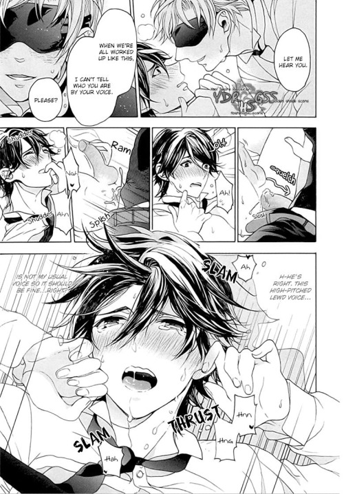 hardcoreyaoilover:  Title: Kichiku Encount Artist: Owal  This is a full manga not a dj (all though this is just an end short story one), so if you want to read the whole AMAZING thing the link is here.http://g.e-hentai.org/g/969747/bf64d2b167/