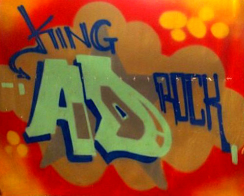 KING AD ROCK Canvas : By DONDI, 1987.www.instagram.com/theoreticalize/