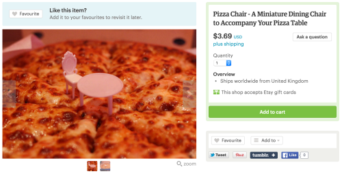 inspirationstations:  Pizza Chair