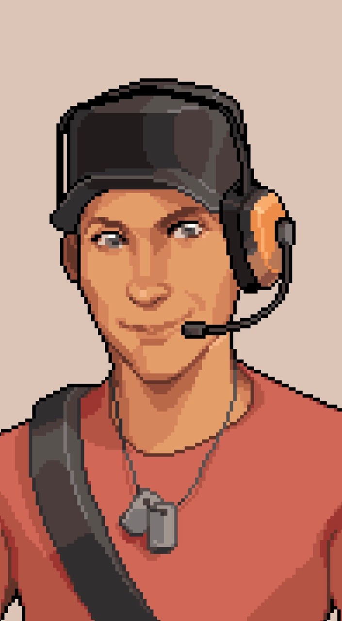 catghost:        Finally finished all of the TF2 pixel portraits! 