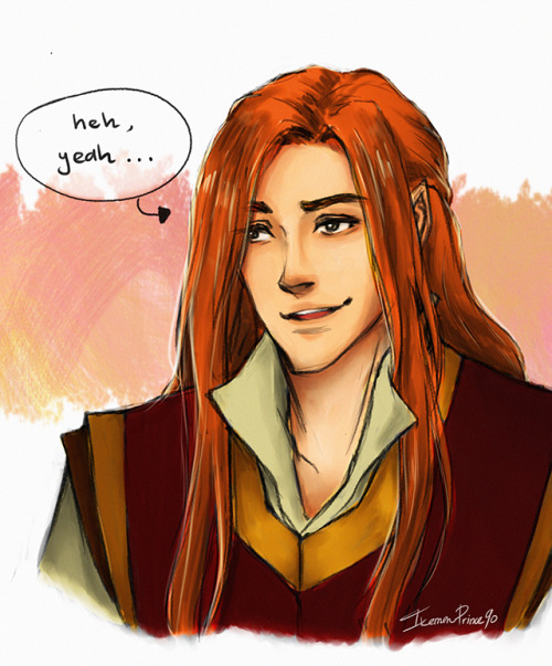 wreckitmaedhros:  We need more smiling Maedhros Feel free to reblog but please do not repost, thank 
