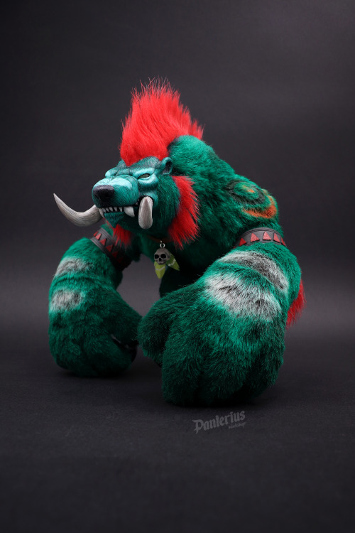  Concept Might of the Grizzlemaw + TrollToy for patron. Handmade toy.Height: 23 сm ( 9 inch)Width: 2